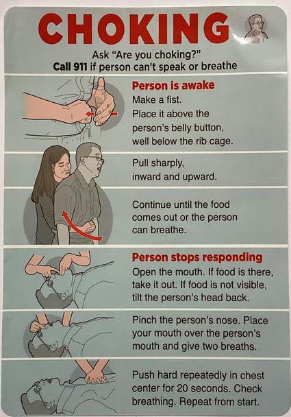 1 SET- CHOKING FIRST STICKER/POSTER 1 SET- CHOKING FIRST STICKER/POSTER