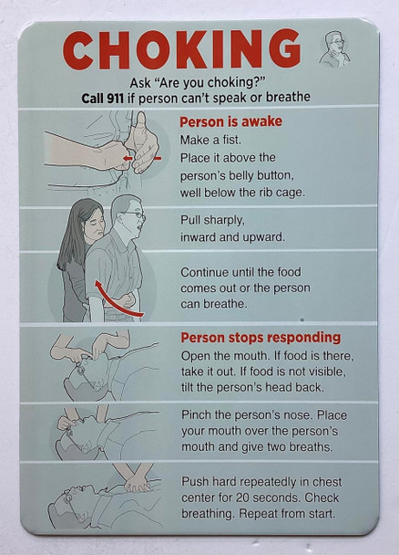 CHOKING POSTER SignNYC restaurant sign CHOKING POSTER SignNYC restaurant sign