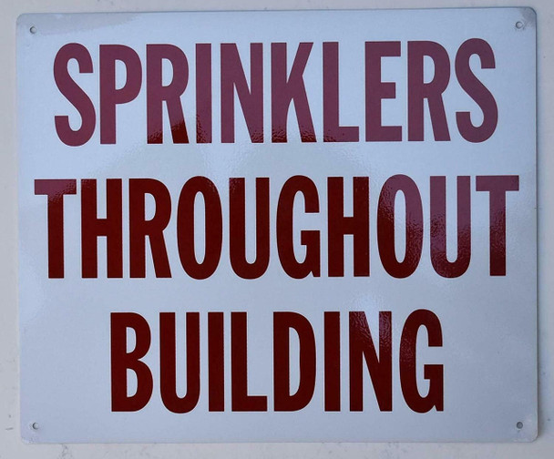 Sprinkler Throughout Building