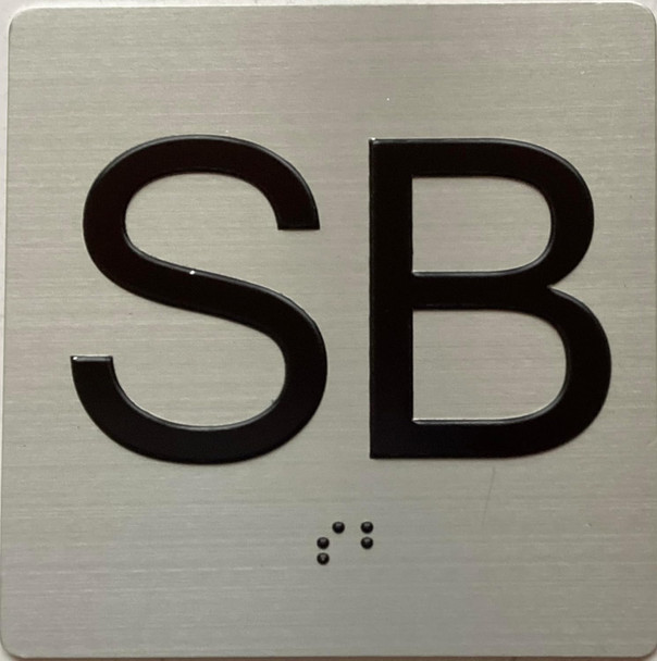 Elevator floor SUB BASEMENT SB Sign / jamb plate SUB BASEMENT SB sign letters/Image & Grade 2 Braille - Includes Red Adhesive pad for Easy Installation Elevator floor SUB BASEMENT SB Sign / jamb plate SUB BASEMENT SB sign letters/Image & Grade 2 Braille - Includes Red Adhesive pad for Easy Installation