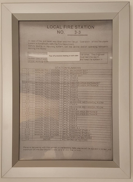 LOCAL FIRE STATION FRAME