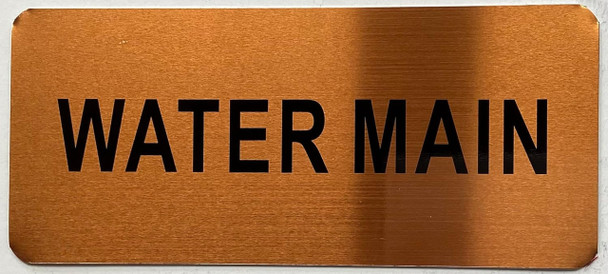 WATER MAIN SIGN WATER MAIN SIGN
