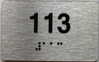 Apartment number 113 sign -Unit Number 113 sign / Suite 113 sign ...