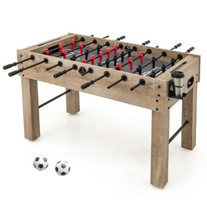 54 Inches Full Size Foosball Table with Legs 2 Balls and 2 Foldable Cup Holders for Kids Teens Adul B593-UY10146 54 Inches Full Size Foosball Table with Legs 2 Balls and 2 Foldable Cup Holders for Kids Teens Adul B593-UY10146