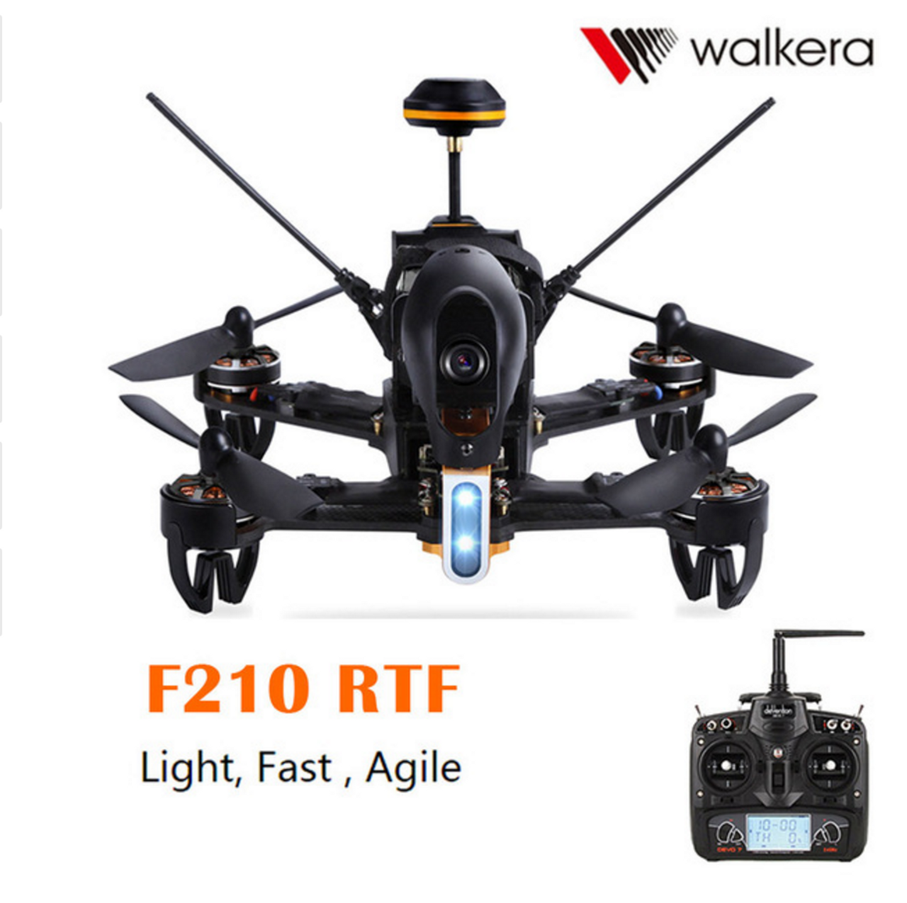 Walkera F210 Professional Racer 700TVL Camera 5.8G FPV RTF RC Drone +DEVO 7  - Wires Computing