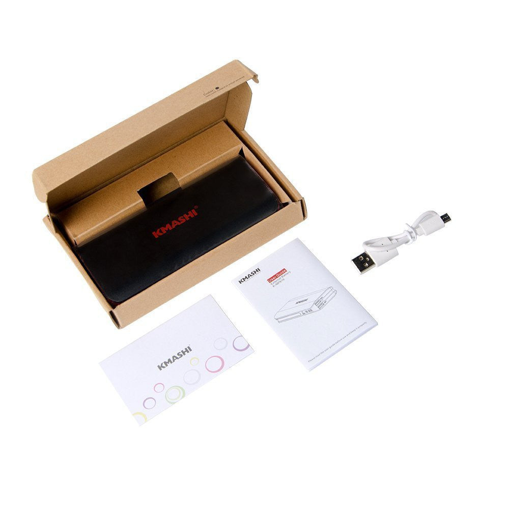 KMASHI 10000mAh External Battery Power Bank, Portable Charger