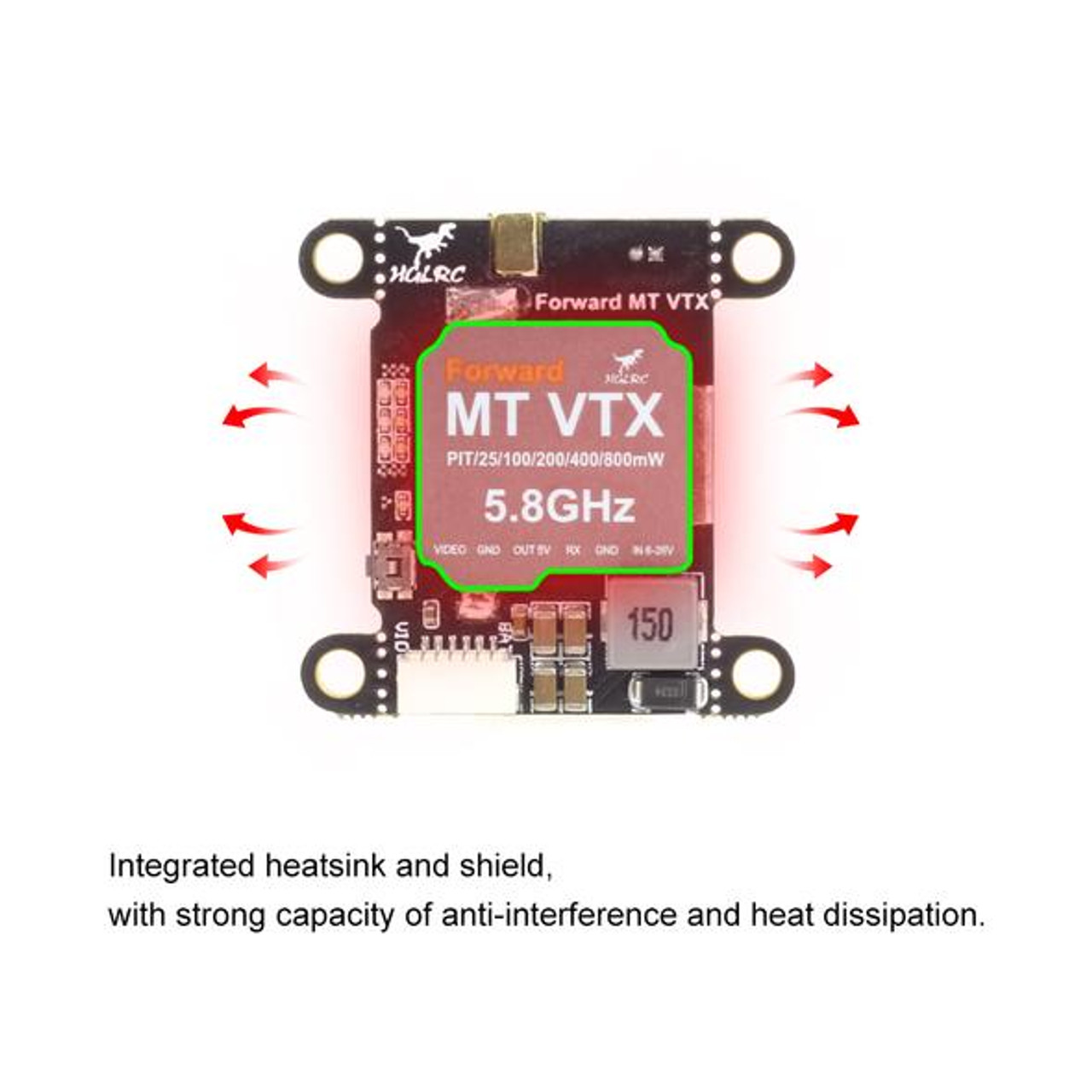 HGLRC Forward MT VTX 800mW For FPV Racing Drone Wires