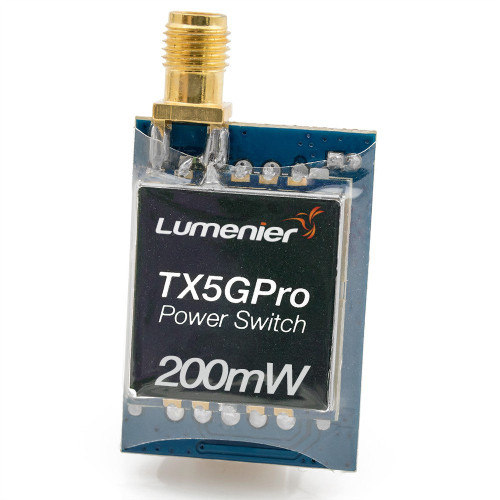 Lumenier TX5GPro Mini 200mW 5.8GHz FPV Transmitter with Power Switch
