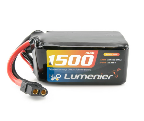Lumenier N2O 1500mAh 5s 120c Lipo Drone Quadcopter Battery