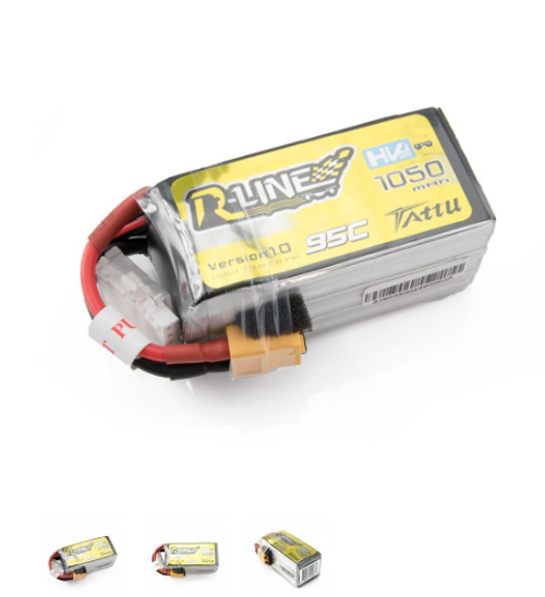 TATTU R-Line 1050mAh 6s 95C Lipo Battery
