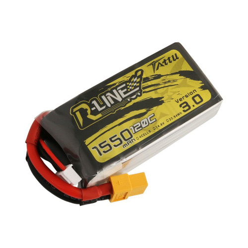 Tattu R-Line Version 3.0 1550mAh 4s 120C Lipo Drone Battery