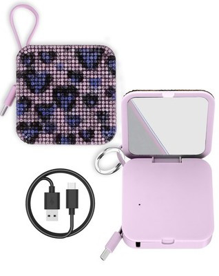Bytech Whimsy Bling Power Bank (4000 mAh) (LIGHT PURPLE)