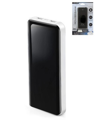 Turbo Charging Power Bank with Built-in Cables (10000mAh) (WHITE)