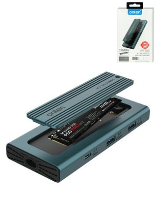 Onten USB Docking Station with Built-In SSD Enclosure