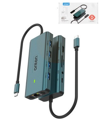 Onten Docking Station for Microsoft Surface (3x USB A / 2x USB-C / 4K@60Hz / SD