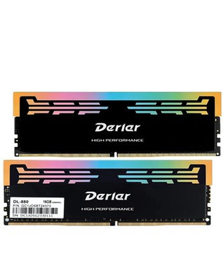 Derlar RGB DR-G1 PC 16GB 3200MHz High-Performance DDR4 RAM with Aluminum Heatsi