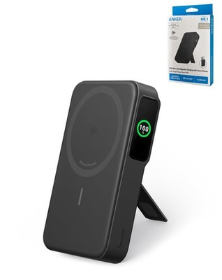 Anker Mag-Go Power Bank w/ Stand (10000 mAh / 27W) (BLACK)