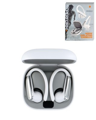 PERFORM + IPX5 Sport Wireless Earbuds (SILVER)