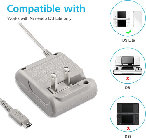 AC Adapter with US Cable for Nintendo DS Lite