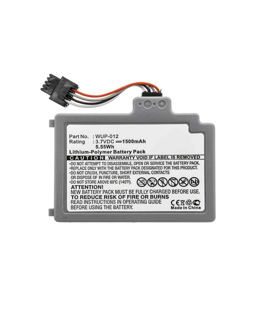 Replacement Battery for Nintendo WII U (WUP-012) (3.7V 1500 mAh)