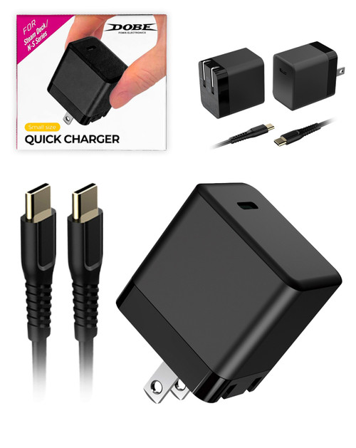 Dobe 45W GaN Quick Charger for Nintendo Switch / Switch 2 / Switch Lite / Switc
