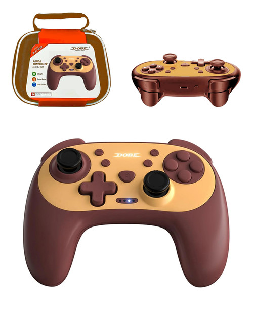 Dobe Racoon Style Wireless Controller with Protective Case for Switch / PC / Pl