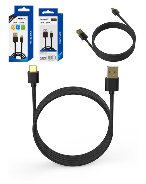 Dobe USB A-C Data Cable for PlayStation 5 / Xbox Controllers