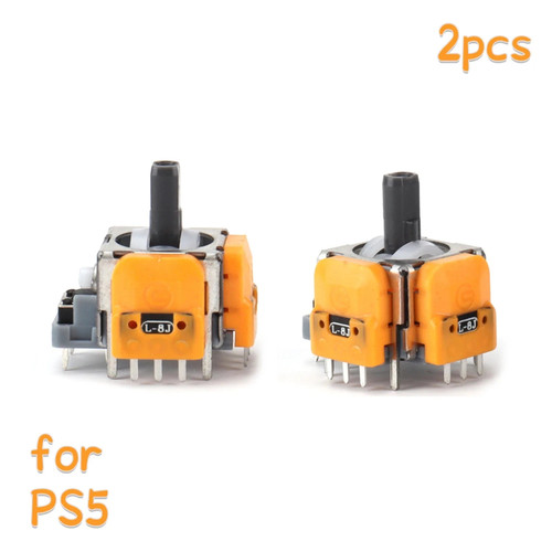 2PCS Hall Sensor Joystick Module 3D Thumbstick Replacement for PlayStation 5