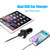 Car Charger-CHOE 30W Quick Charge 2.0 Fast Charger Dual USB Quick Car Charger with Micro USB Cable