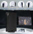 Faceplate Cover (BLACK) (2 Piece Set) for PlayStation 5 Digital Edition (NO LOG