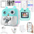 SNAP'Z Instant Print Digital Camera (12 Mpx) with Sticker Roll (BLUE)