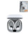 PERFORM + IPX5 Sport Wireless Earbuds (SILVER)