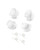 R1 L1 R2 L2 Trigger Buttons with Springs for PlayStation 5 Controller (WHITE) (