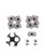 Conductive Rubber Pads for PlayStation 5 (Dual Sense) Wireless Controller (V3)