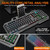 Iron-Plate Lightning Style RGB Full Size Gaming Keyboard (T16)