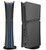 Black Faceplate Cover Plates Set for PS5 Pro Digital Edition Matte Shell No Logo