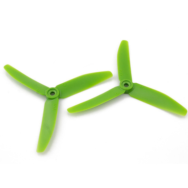 HQProp 5x4x3G CCW Propeller - 3 Blade (Green - 2 pack)