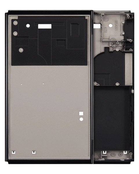 Replacement Mid-Frame Housing Compatible With Nintendo Switch OLED (Black)