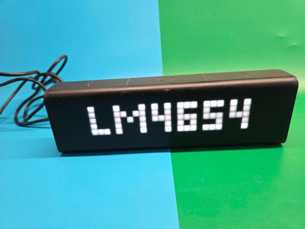 LaMetric Time Wi-Fi Smart Clock LED Pixel Display LM 37X8 Alexa Home Assistant