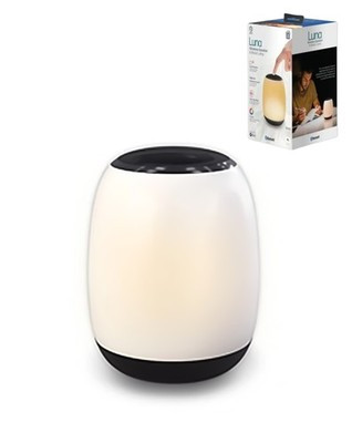 POM GEAR Luna Wireless Speaker with Mood Lamp - WHITE
