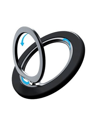 Universal Phone Bracket Foldable Ring Holder (BLACK)