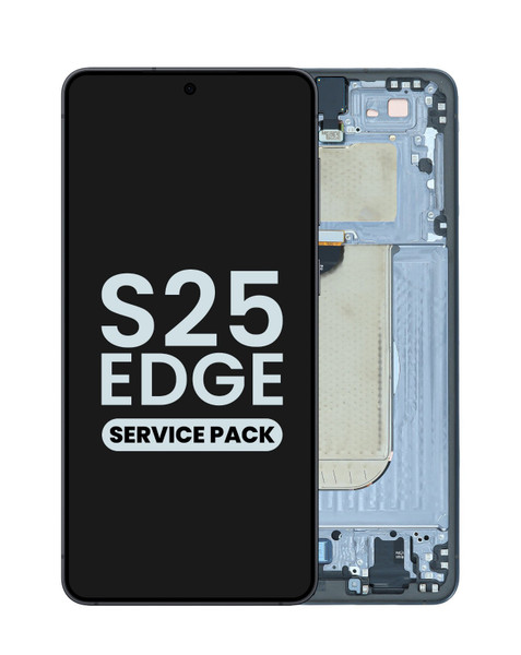 Samsung Galaxy S25 Edge S937 OLED Assembly/Frame Titanium JetBlack Service Pack