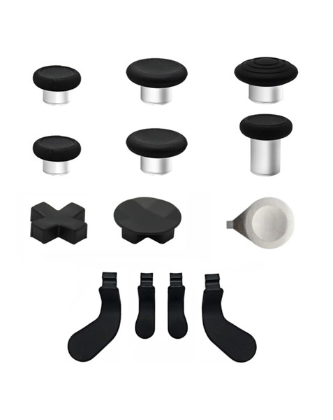 Full Set Trigger Buttons for Xbox One Elite Series 2 Controllers (BLACK) (13 Pi