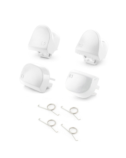 R1 L1 R2 L2 Trigger Buttons with Springs for PlayStation 5 Controller (WHITE) (
