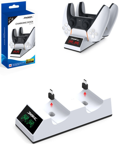 Dobe Controller Charging Stand for PlayStation 5 (Dual Sense) / Elite Controlle