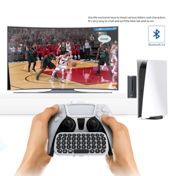 Dobe Bluetooth Keyboard for PlayStation 5 (Dual Sense) Wireless Controller