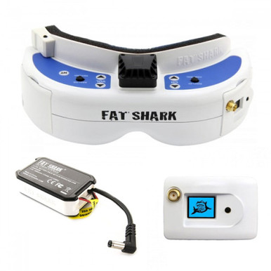 Fat Shark Dominator V3 FPV Goggles (RTF Bundle) Wires Computing