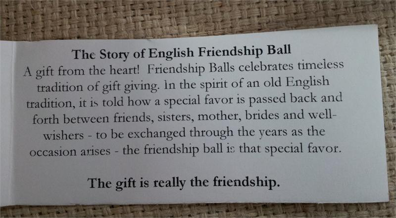 Embossed Friendship Ball, Floral Friendship Balls, Silver Friendship
