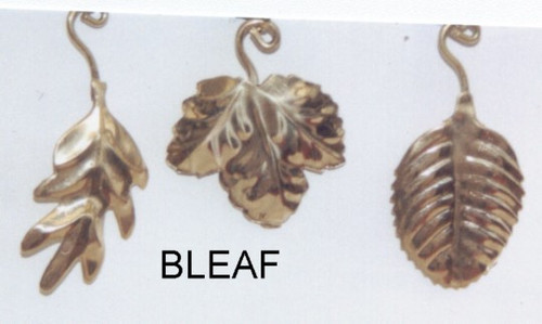 Brass Leaf. Assorted. Priced each piece..Color: Gold. ..Size: 1x1.5"..Mater