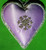 Heart Satin Lavendar CH1274HL